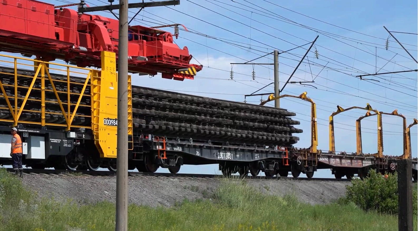 Свыше 1400 км железной дороги отремонтировано в 2024 году