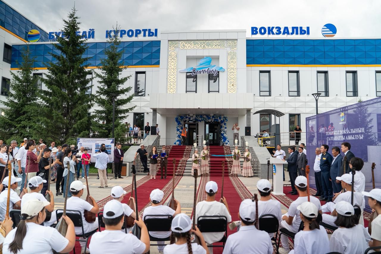 Бурабай курорты теміржол вокзалын қайта жаңарту аяқталды