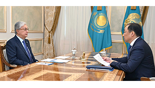 Глава государства принял председателя правления АО «НК «Қазақстан темір жолы» Нурлана Сауранбаева