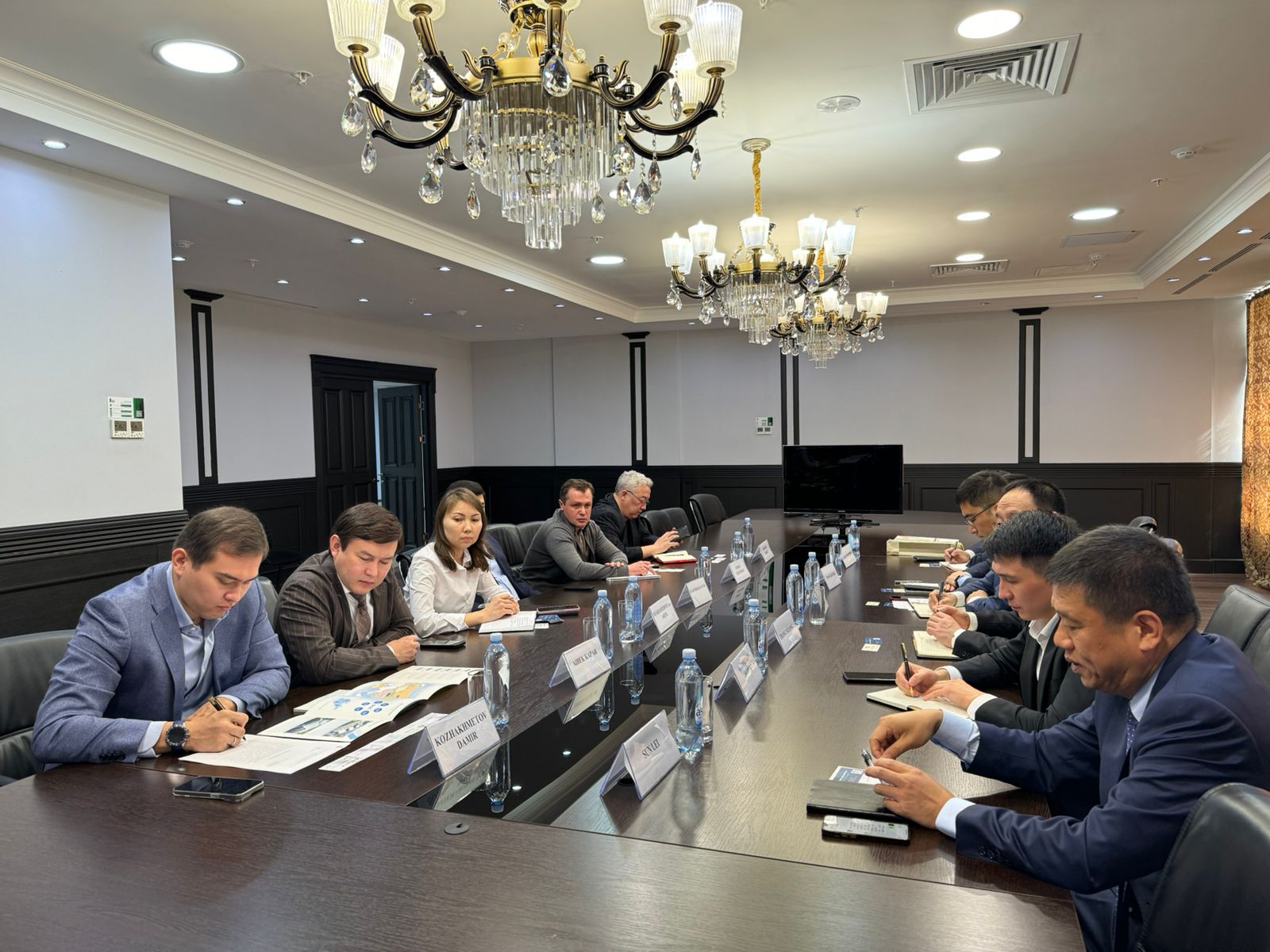 Состоялись переговоры о сотрудничестве KTZ Express с крупной компанией КНР Shandong Hi-Speed Logistics Group CO., Ltd.